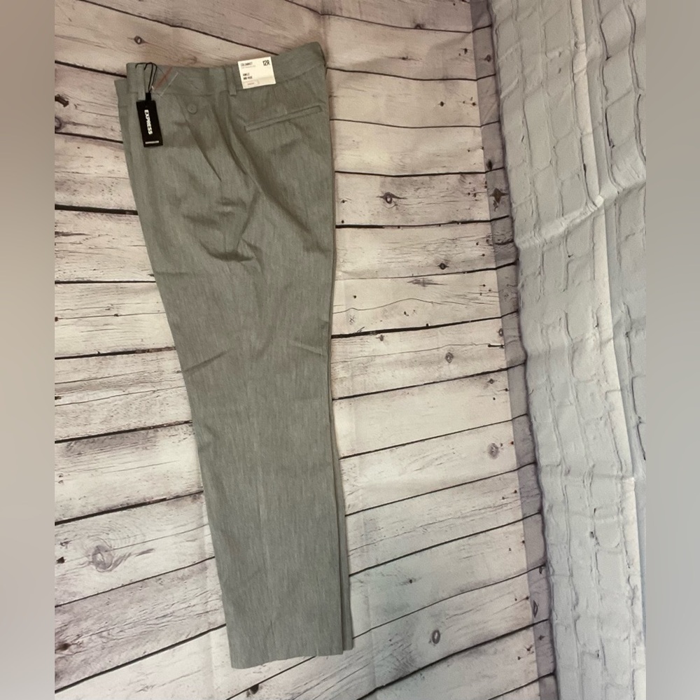 Express Ankle Pants.Size 12R.Light Gray.Classic Fit.